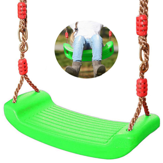 Detská záhradná hojdačka doska zelená