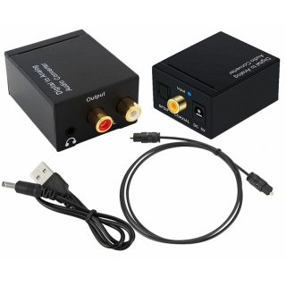 Adaptér - Konvertor SPDIF 2xRCA+JACK USB