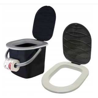 BranQ - Turistická toaleta WC prenosné antracitová