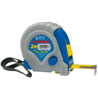 MEGA - Meter zvinovací - 3 metre/16mm + 3 zarážky