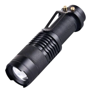LED baterka CREE XPE Q5 zoom