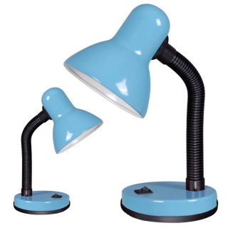 Lampa stolová modrá