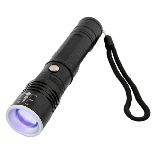 LED baterka UV CREE Q5 zoom