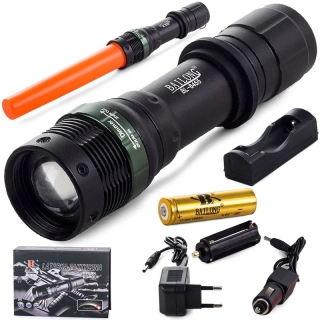 LED baterka Bailong XML-T6 zoom