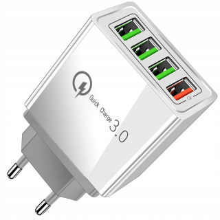 Sieťová nabíjačka 4xUSB 3.0