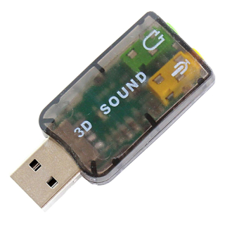 Zvuková karta USB 5.1 XLine s priestorovým zvukom a efektom XEAR 3D