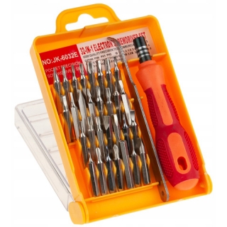 Skrutkovač s magnetickými bitmi a pinzetou 30v1