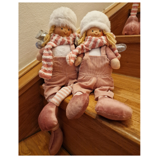 Bábika vianočná 45 x 15cm VYPREDAJ