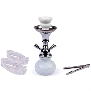 Inhalátor s hadičkami  26cm/2 biela