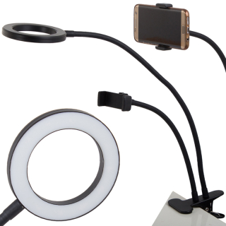 Kancelárska lampa 24LED s držiakom na mobil