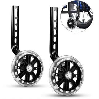 Pomocné kolieska na bicykel 11,8cm LED