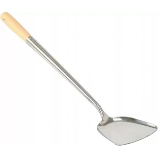 Kuchynská oceľová lopatka na wok 51 cm