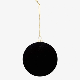 Vianočná guľa zamatová