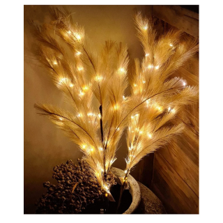 LED tráva tmavohnedá