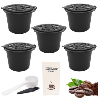 Opakovateľne použiteľné kapsulky Nespresso 5x s krabičkou