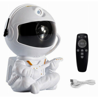 Projektor hviezd Astronaut s gitarou biely