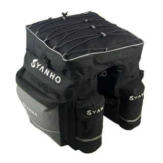 Taška na nosič bicykla QX1106 s pláštenkou