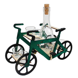 Darčeková sada Bar s fľašou a pohárikmi Bicykel