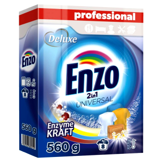 DeLuxe - Prášok na pranie ENZO Universal Enzyme Craft 560g/8praní