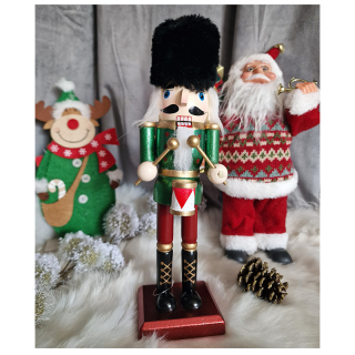 Luskáčik 25cm zeleno-červený