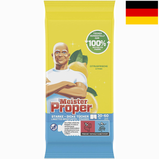 Mr.Proper - Vlhčené utierky citrónové 30ks