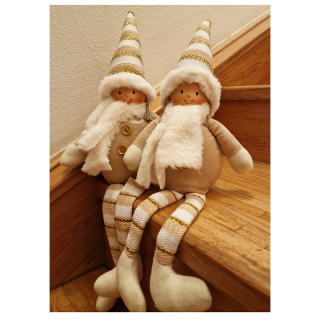 Bábika vianočná LED  50 x 15cm