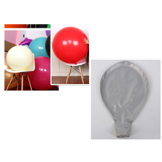 Balón Gigant 92cm strieborný