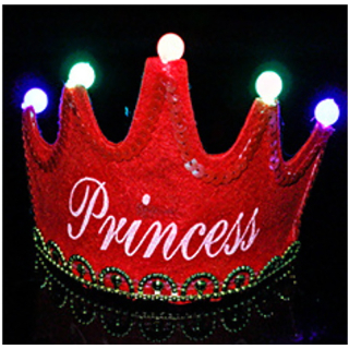 Párty čelenka LED - Princess