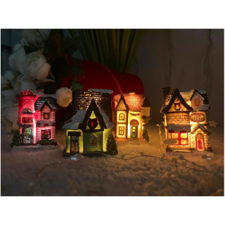 Vianočný domček LED mix