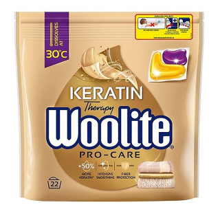 Woolite - Kapsule na pranie Keratin Therapy Pro Care 22ks