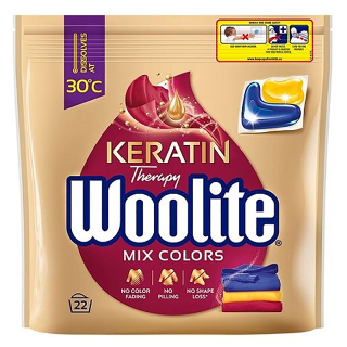 Woolite - Kapsule na pranie Keratin Therapy Pro Care 22ks