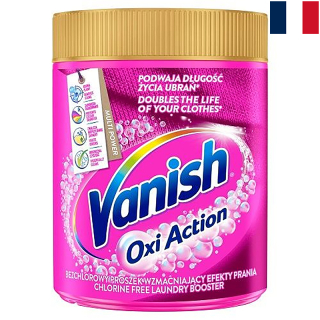 VANISH GOLD Oxi Action - Prášok na škvrny 470g pink