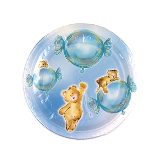 Sweet Blue Bear - Taniere papierové párty 10ks