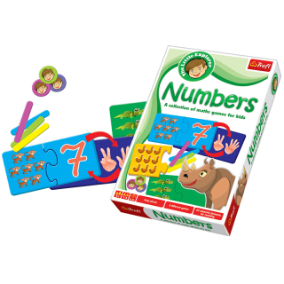 Trefl Drevené puzzle - The Little Explorer/Numbers