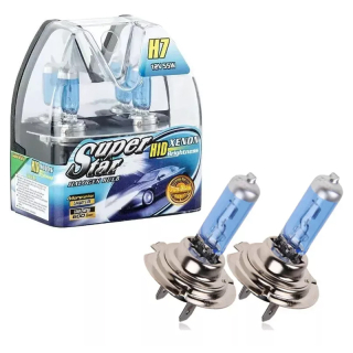 Sada 2ks autožiaroviek do svetlometov H7 55W xenon 5000k 12V