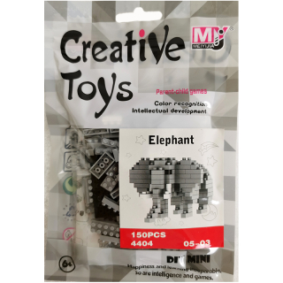 Kecja Elephant - Detská skladačka so šablónou 150 ks