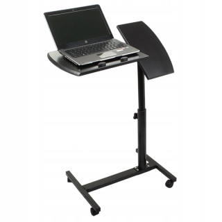 Stolík pod laptop nastaviteľný na kolieskach