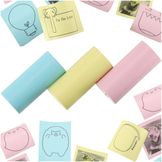 Tlačové pásky farebné do termo tlačiarne 3m (sada 3ks)