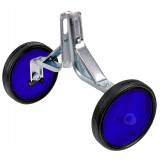 Pomocné kolieska na bicykel 10,5cm modré