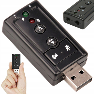 Externá zvuková karta USB 7.1
