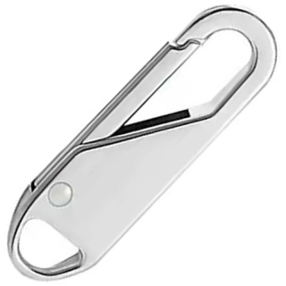 Náhradný ťaháčik na zips strieborný