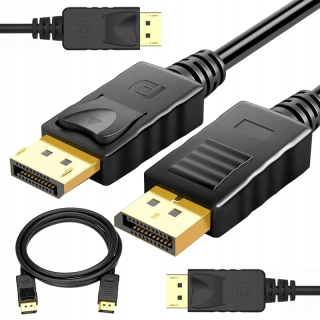 DisplayPort 1.4 kábel 8K 1,5 m s pozlátenými konektormi