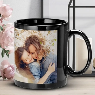 Hrnček 330ml čierny s potlačou