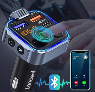 Transmitter do auta s USB nabíjaním