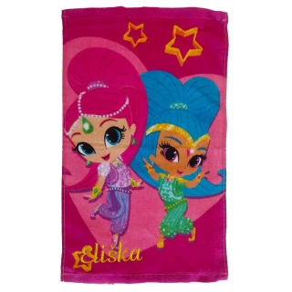 Uterák 30x50cm Shimmer&Shine s vyšitým vlastným menom