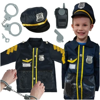 Kostým Policajt pre deti 3-8 rokov
