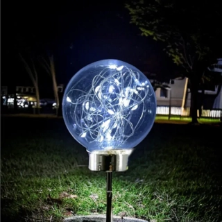 Záhradné solárne lampy 2ks