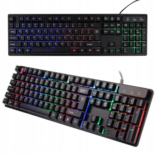 Herná klávesnica s RGB LED podsvietením