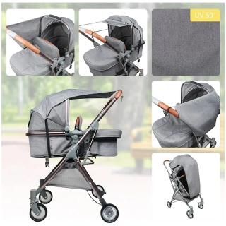 Vodeodolná slnečná clona na kočiar UV 