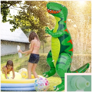 Dinosaurus - Záhradná nafukovacia fontána s rozprašovačom XXL 183 cm